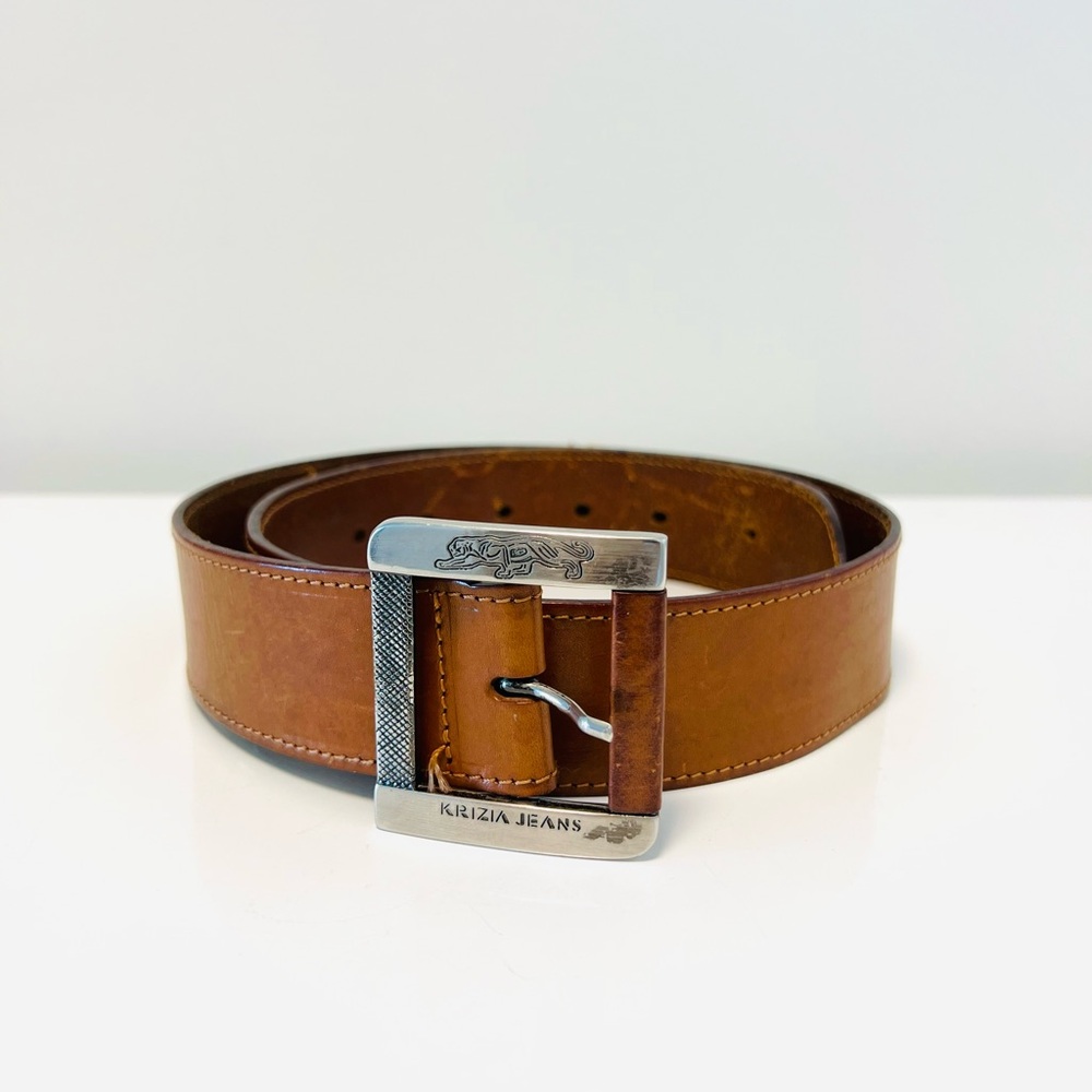 Krizia Jeans Leather Belt